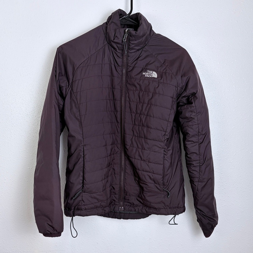The North Face Puffer Jacket Purple Quilted Full Zip Small